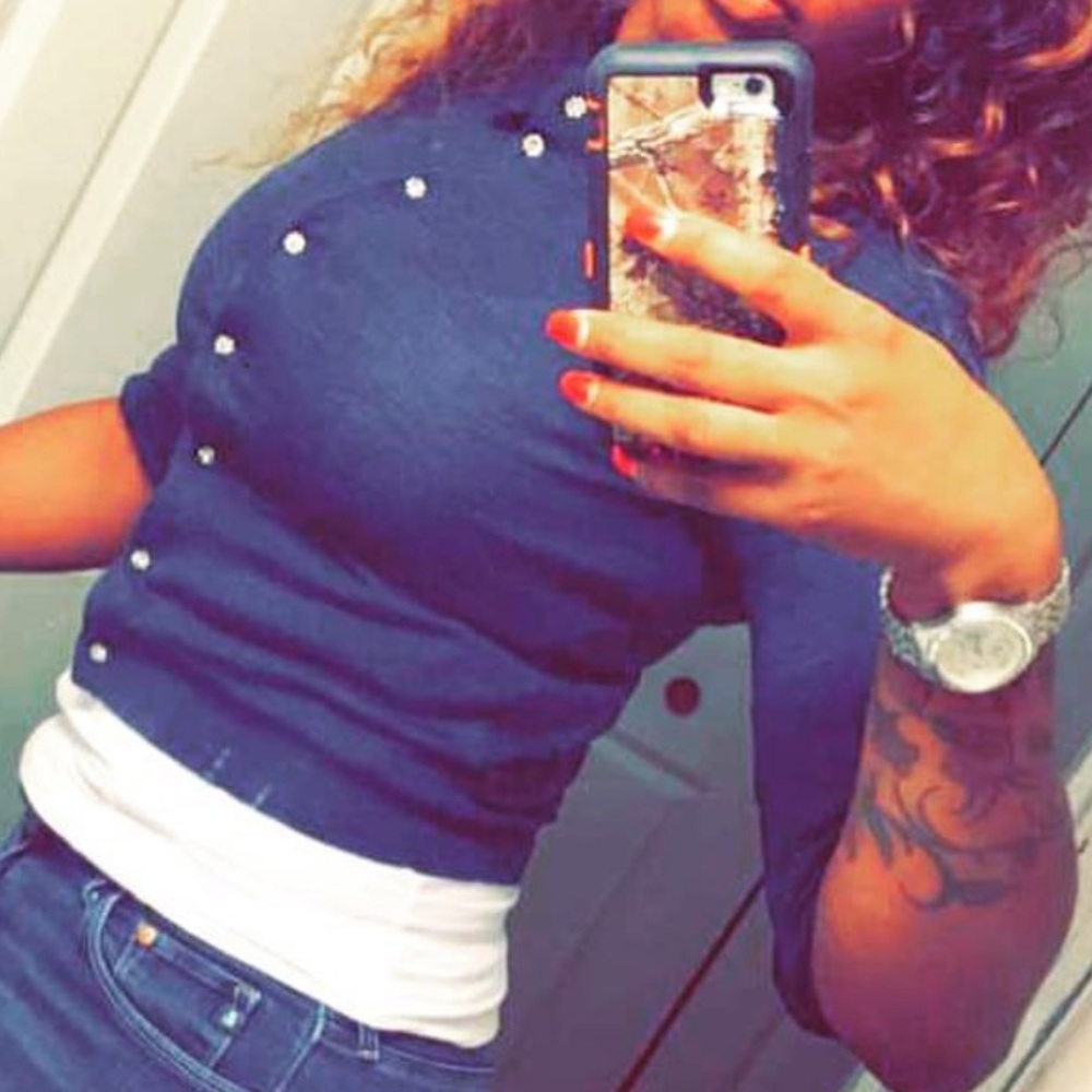 Ann Taylor cardigan with crystal buttons